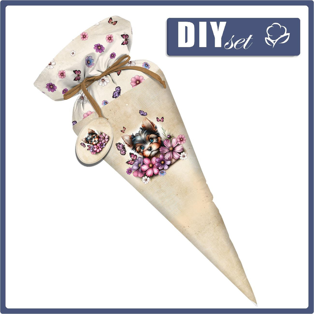 First Grade Candy Cone - CUTE ANIMALS WZ.12 - sewing set