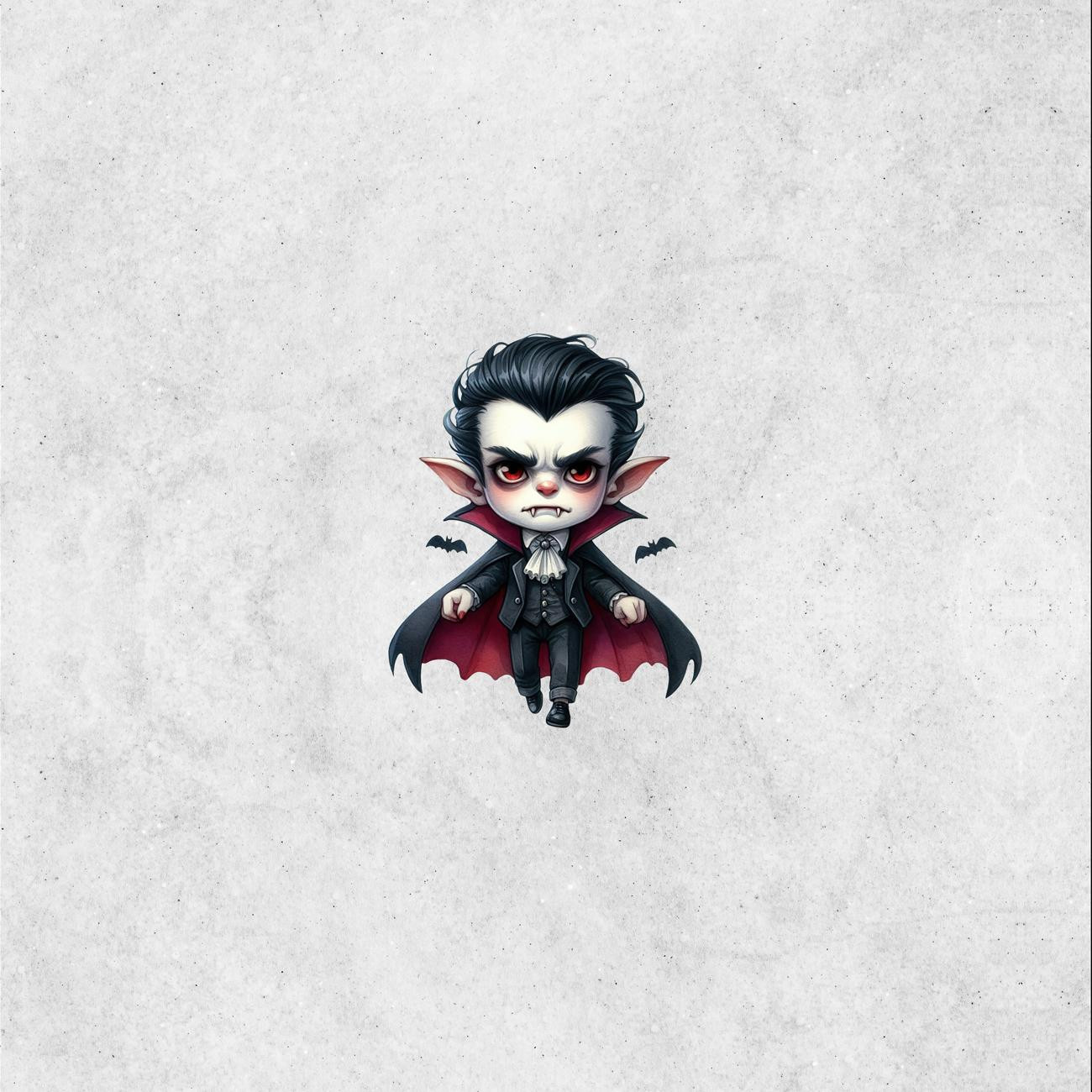 DRACULA CUTE HALLOWEEN WZ. 1 - panel (60cm x 50cm)