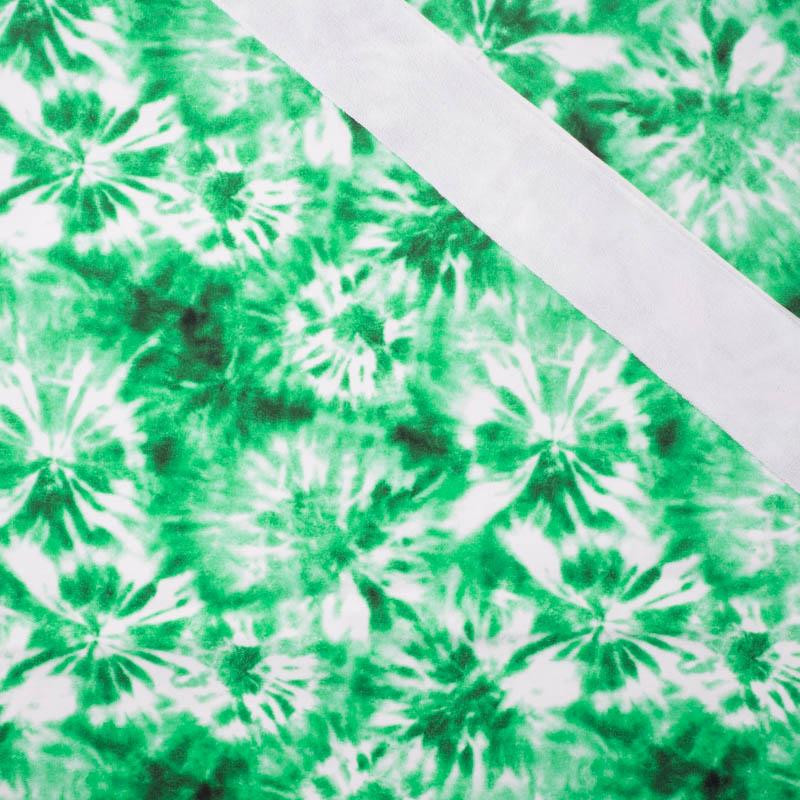 BATIK pat. 1 / green - looped knit fabric