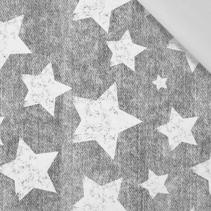 WHITE STARS / vinage look jeans (grey) - Cotton woven fabric