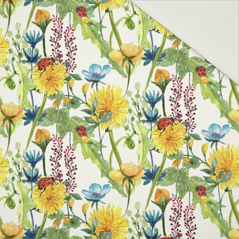 LADYBIRDS IN THE MEADOW (IN THE MEADOW) - Cotton drill
