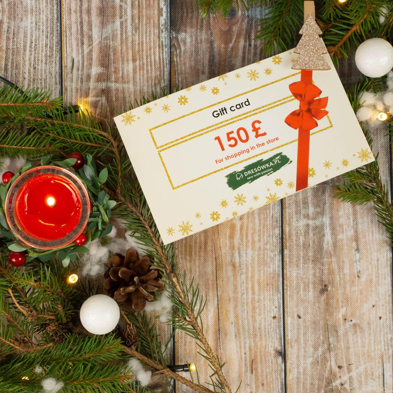CHRISTMAS GIFT CARD - 150 GBP