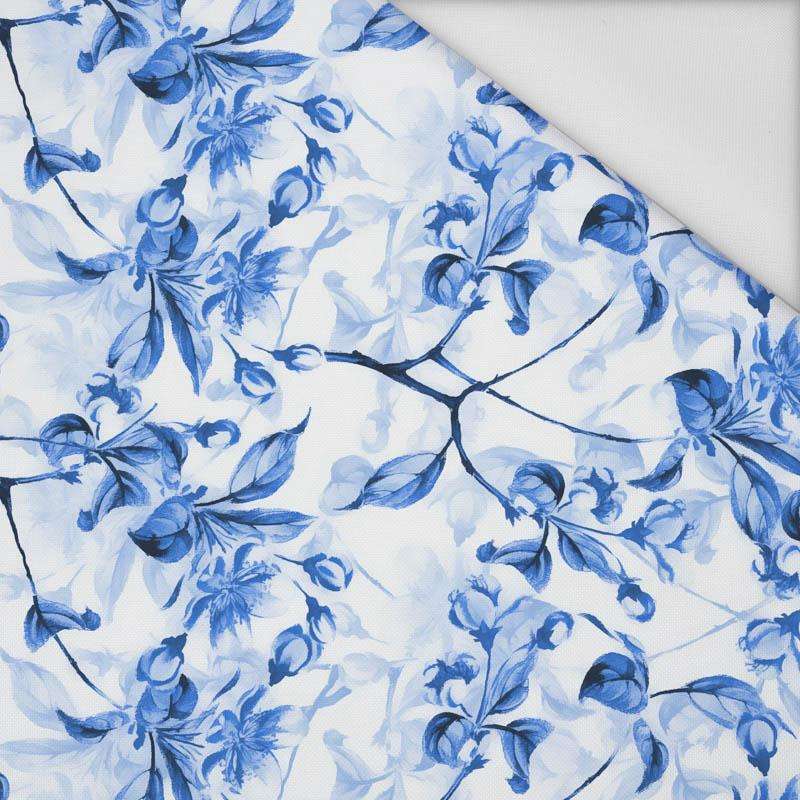 APPLE BLOSSOM pat. 1 (classic blue) - Waterproof woven fabric