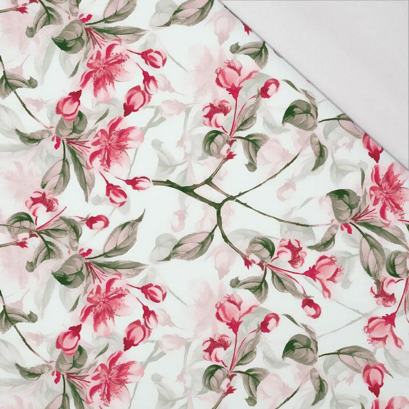 APPLE BLOSSOM pat. 1 (pink) - single jersey with elastane 