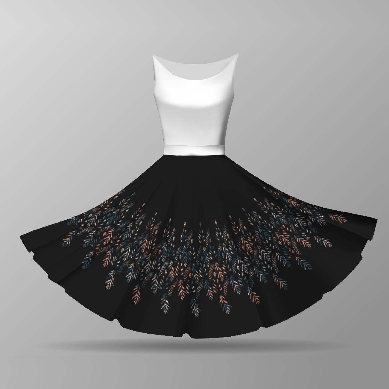 Style Annalisa Ballroom Skirt Black