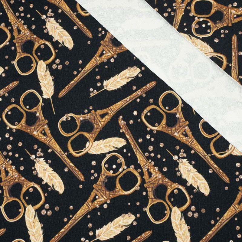 PARISIAN SCISSORS  - looped knit fabric