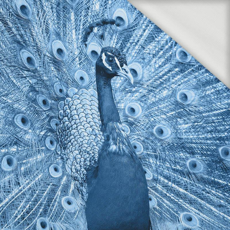 PEACOCK (CLASSIC BLUE) - panel looped knit