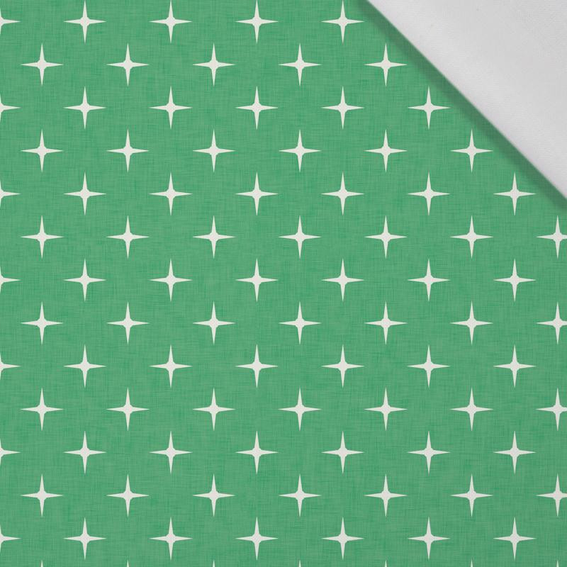 FIRST STAR / green - Cotton woven fabric