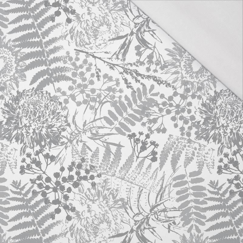 GREY FERNS (GREY) / white - single jersey with elastane 