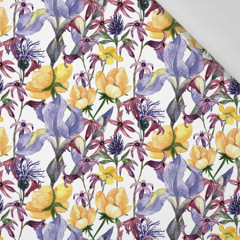 IRISES (IN THE MEADOW) - Cotton woven fabric