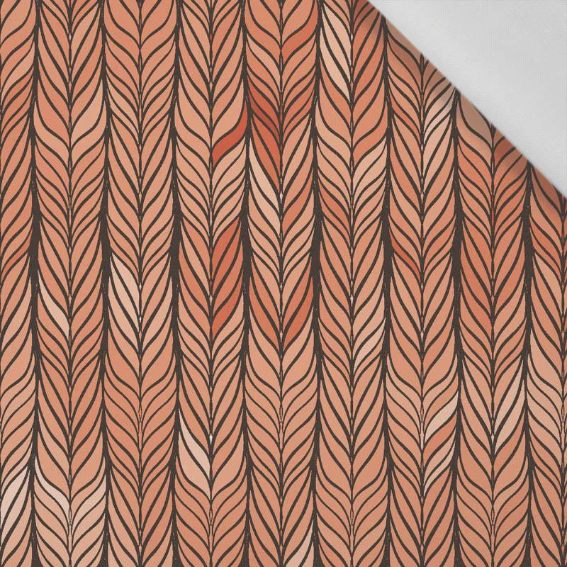 BRAID / orange - Cotton woven fabric