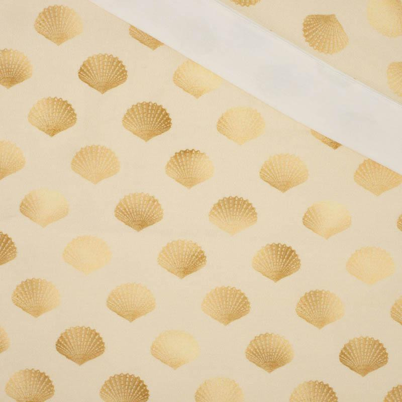 GOLDEN SHELLS (GOLDEN OCEAN) / beige - single jersey with elastane 