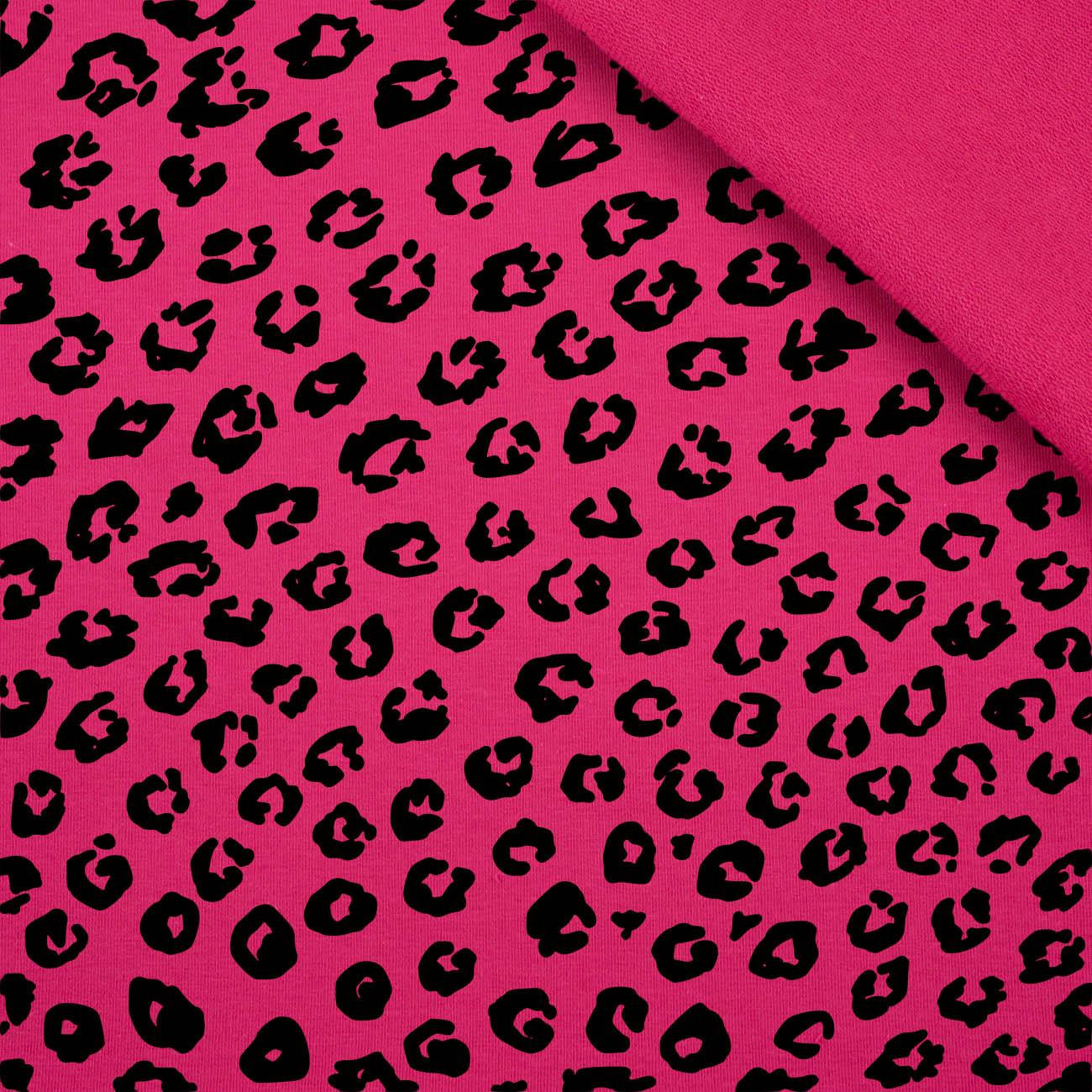 SPOTS PAT. 2 / fuchsie - looped knit fabric