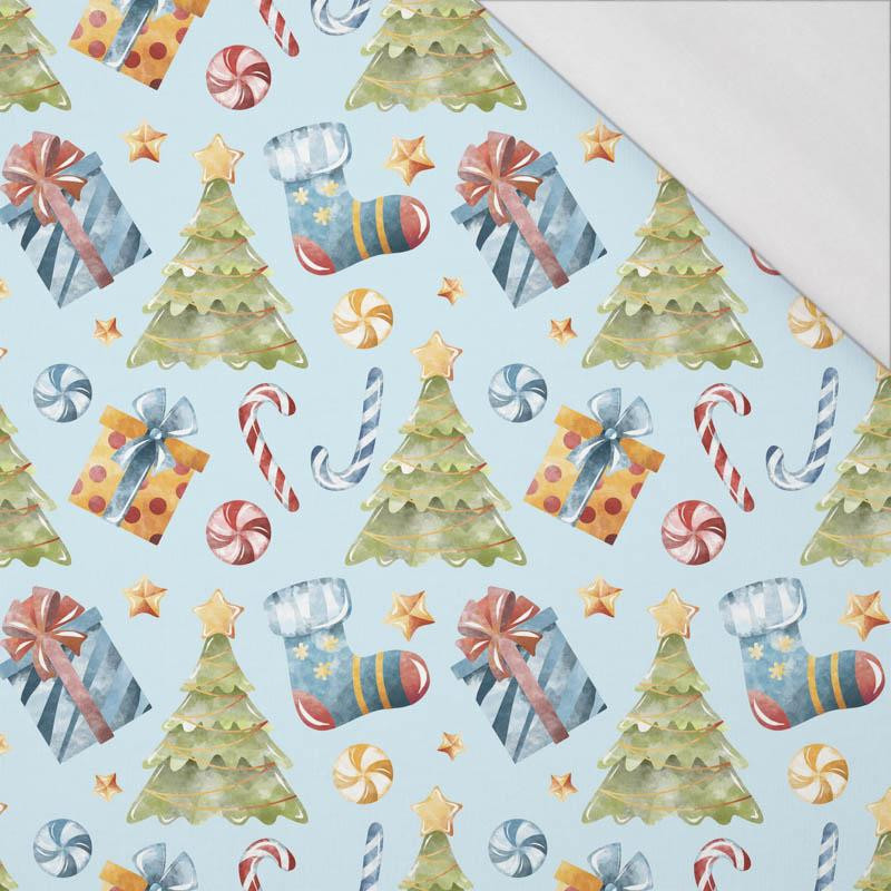 CHRISTMAS TREES AND PRESENTS (CHRISTMAS SEASON) - single jersey with elastane 