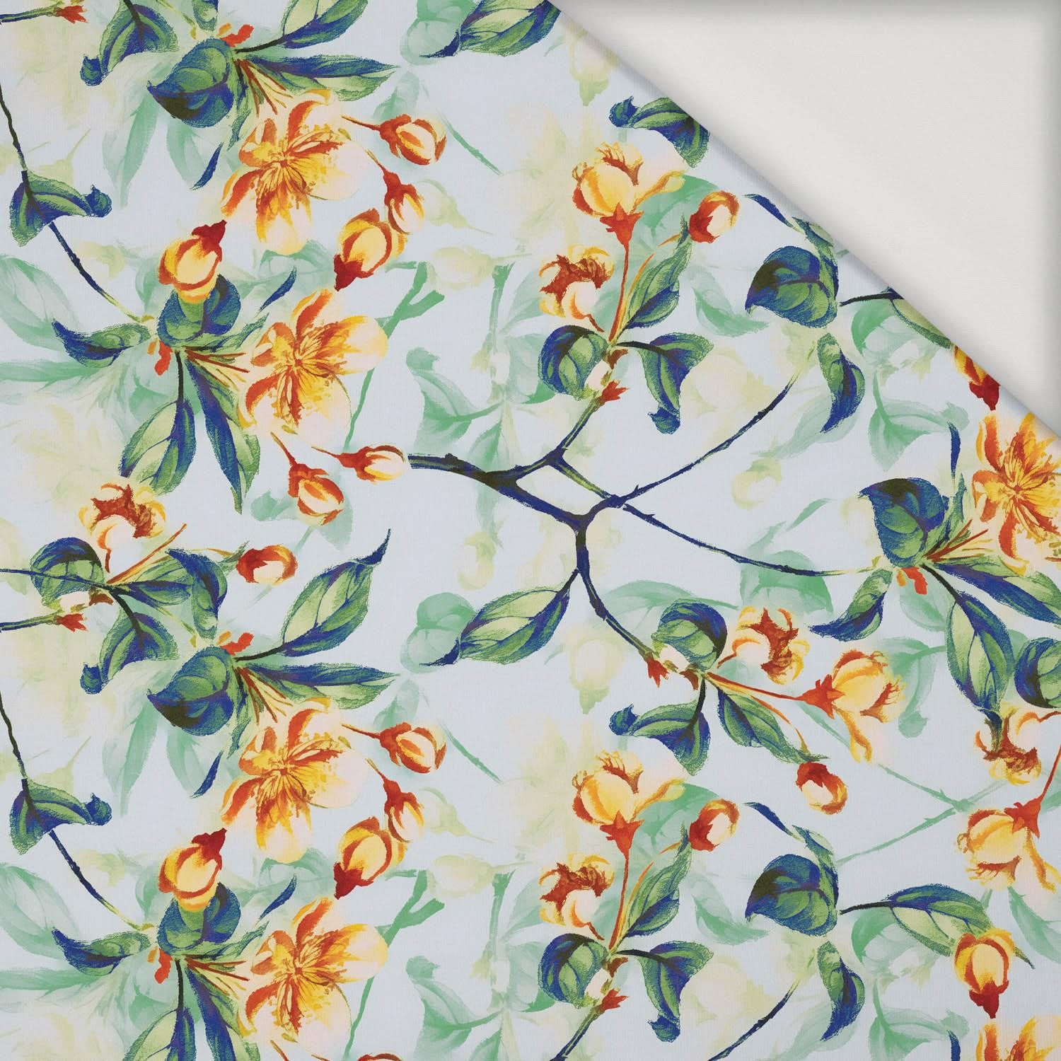 APPLE BLOSSOM pat. 1 (yellow) - Viscose jersey