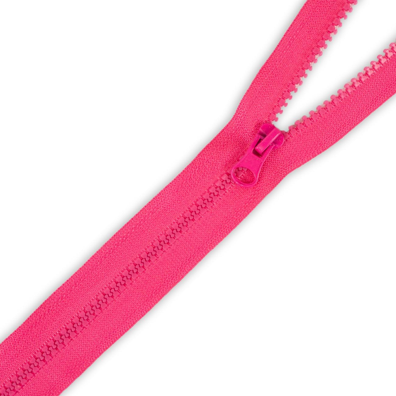 Plastic Zipper 5mm open-end 60cm (Z) - fuchsia