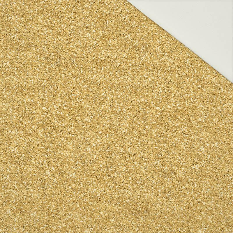 GLITTER pat. 1 (gold) - Cotton drill