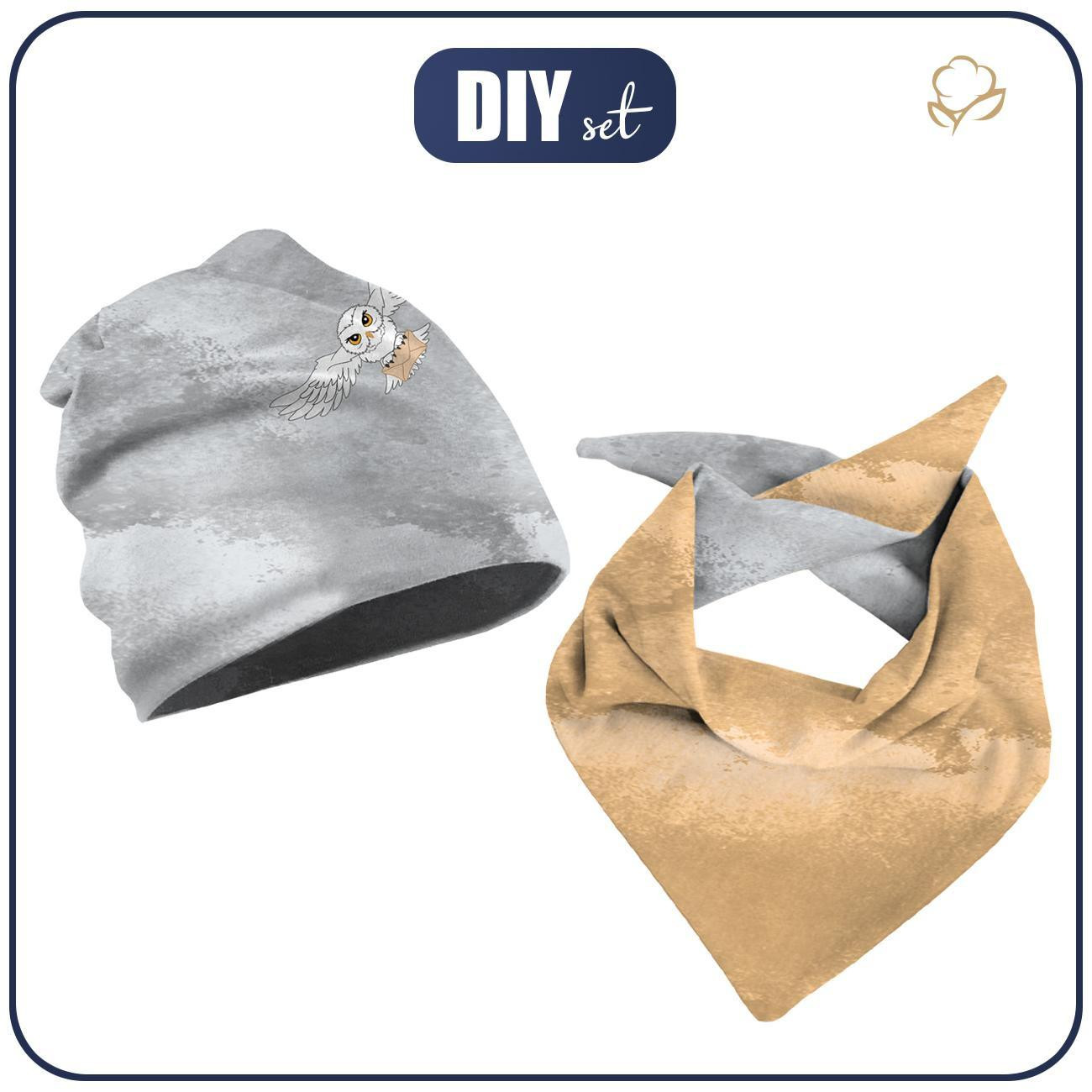 KID'S CAP AND SCARF (CLASSIC) - OWL (MAGIC SCHOOL) 59-61