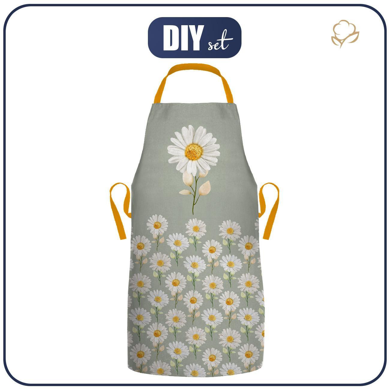 APRON - DAISIES - sewing set