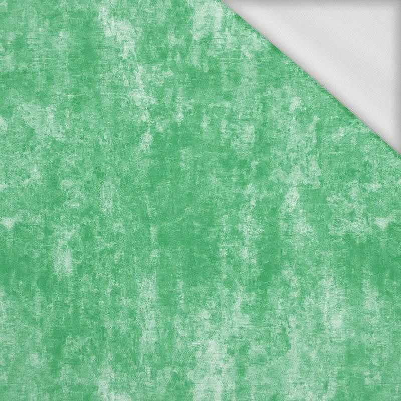 GRUNGE (green) - looped knit fabric