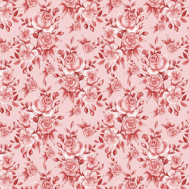 ROSES pat. 1 (red)