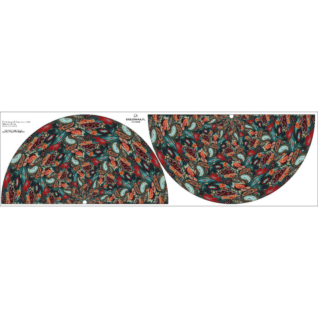 COLORFUL PASILEY - circle skirt panel