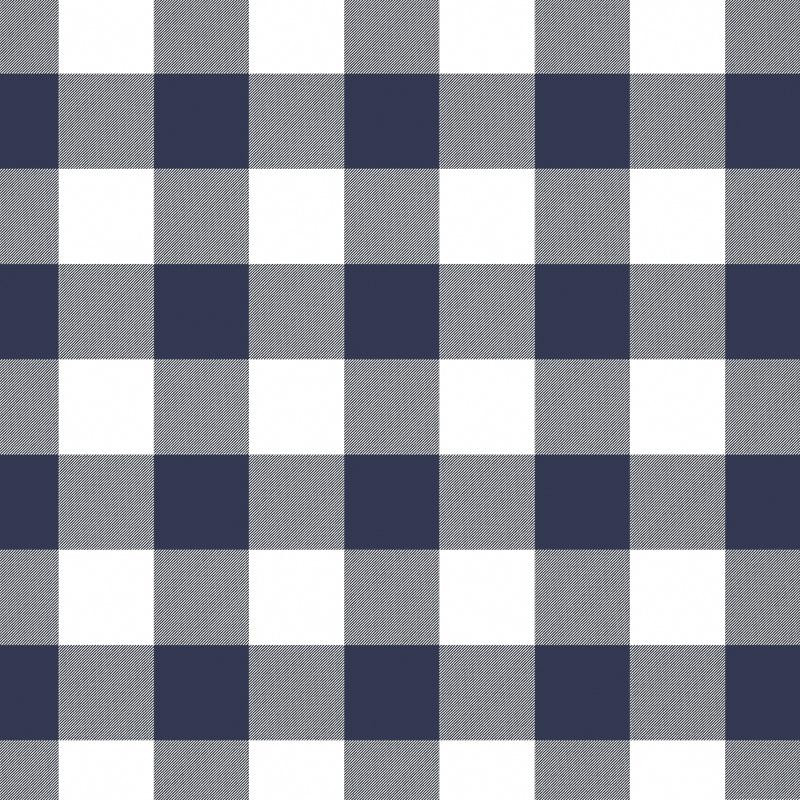 VICHY GRID NAVY / white - Viscose jersey WE210