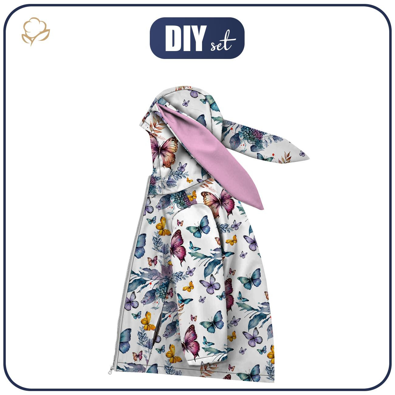 KIDS JACKET BUNNY (ZOE) - BUTTERFLY PAT. 2 - sewing set