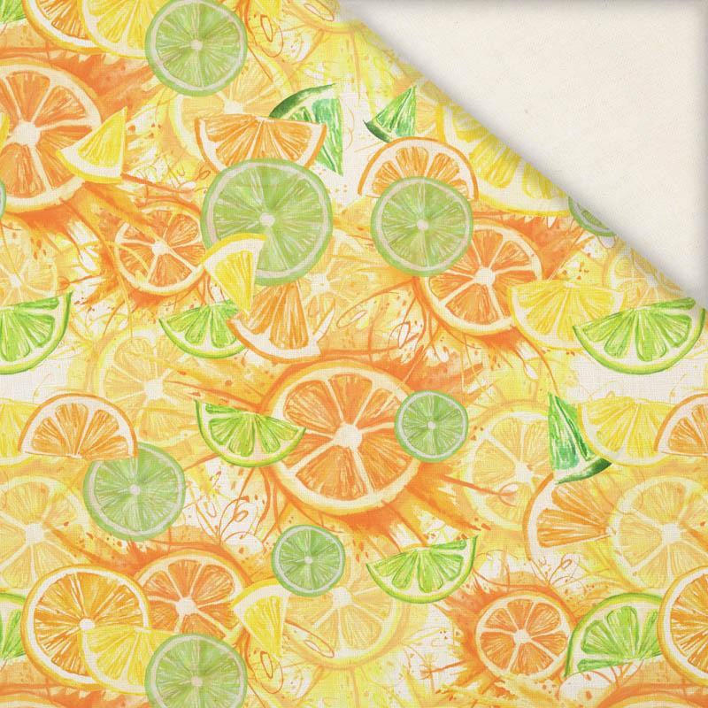 CITRUS / ecru - Linen with viscose