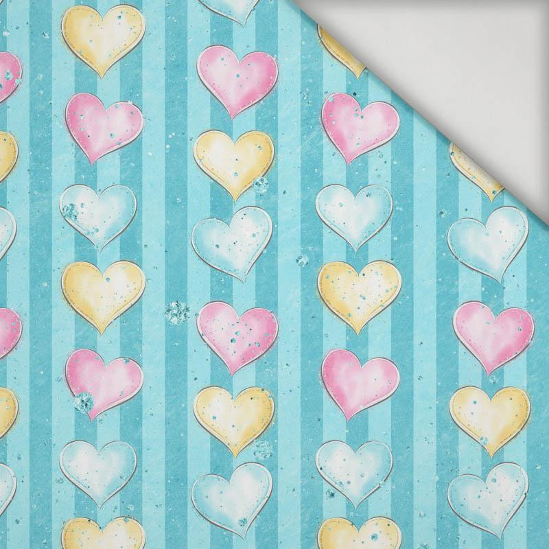 PASTEL HEARTS (WONDERLAND) - swimsuit lycra