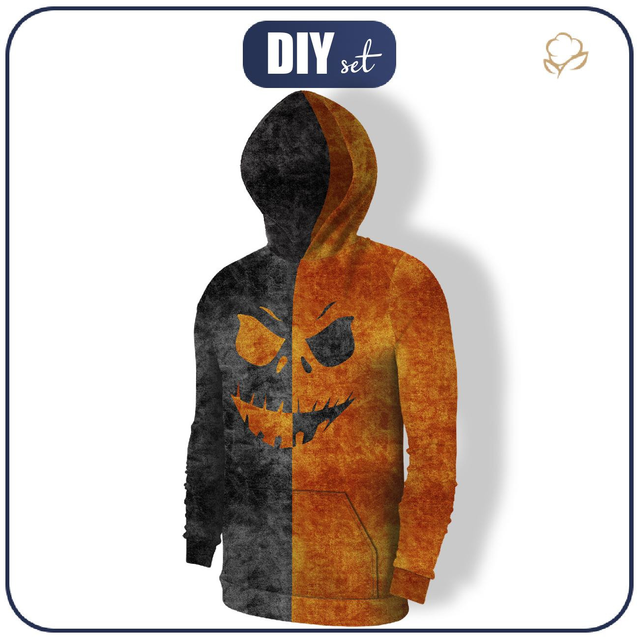 MEN’S HOODIE (COLORADO) - PUMPKIN - sewing set