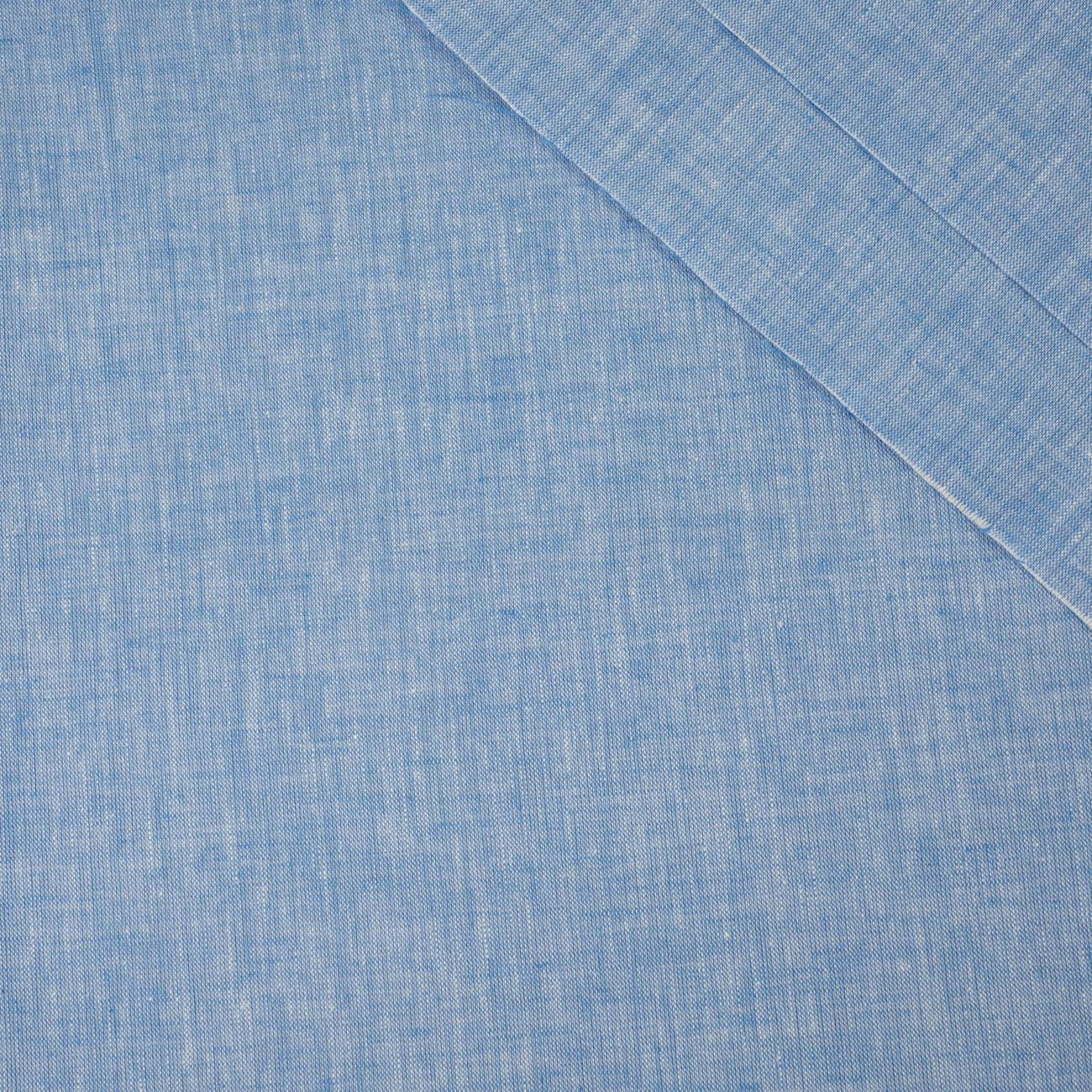 MELANGE BLUE - LINEN WITH COTTON