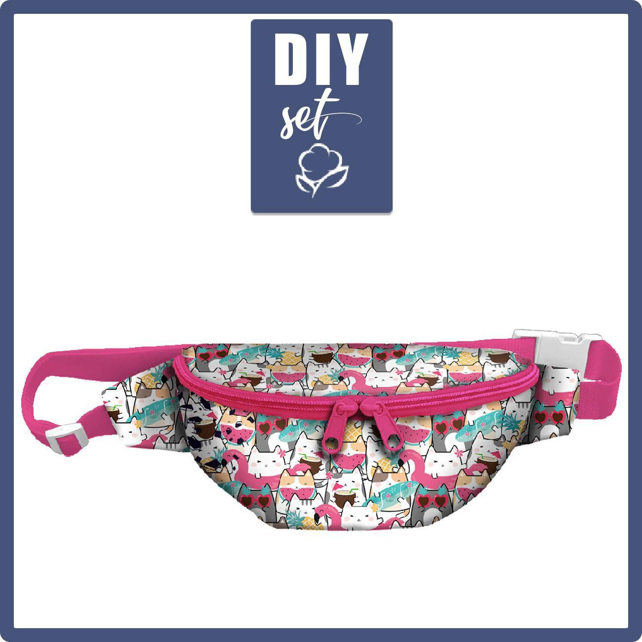 HIP BAG - SUMMER CATS PAT. 1 - small