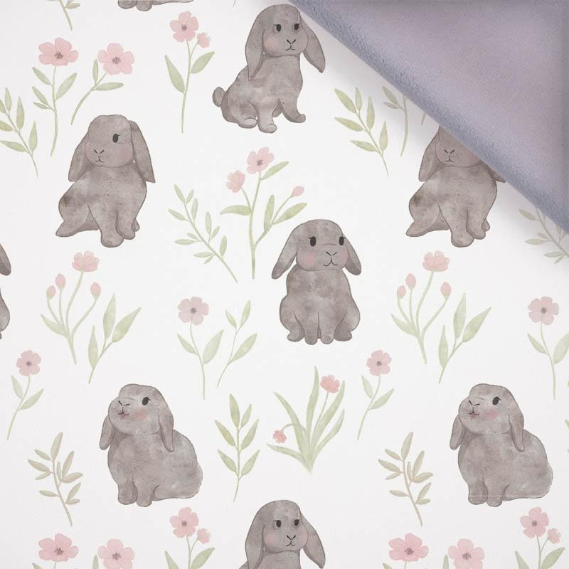 GREY BUNNIES pat. 3 (PASTEL BUNNIES) - softshell