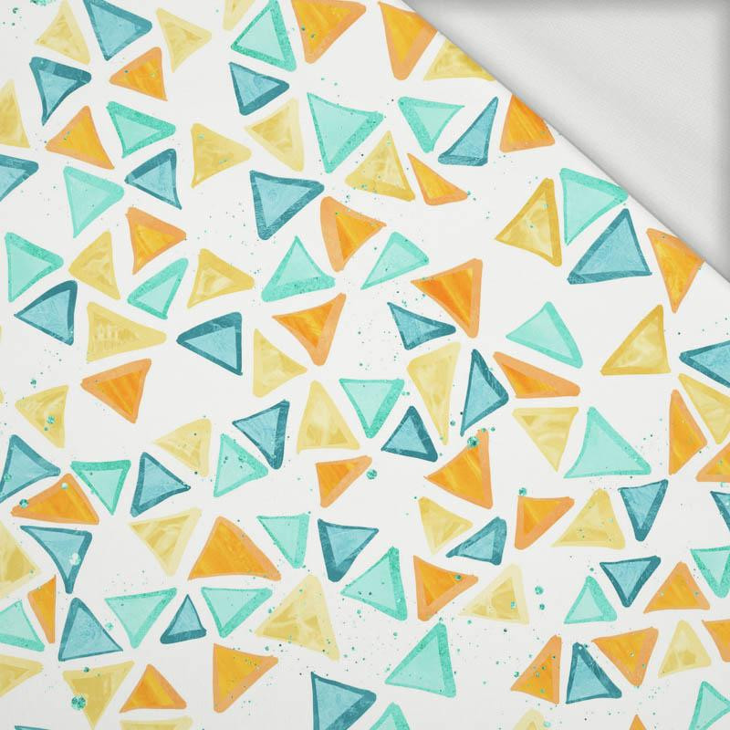 TROPICAL TRIANGLES no. 2 - looped knit fabric