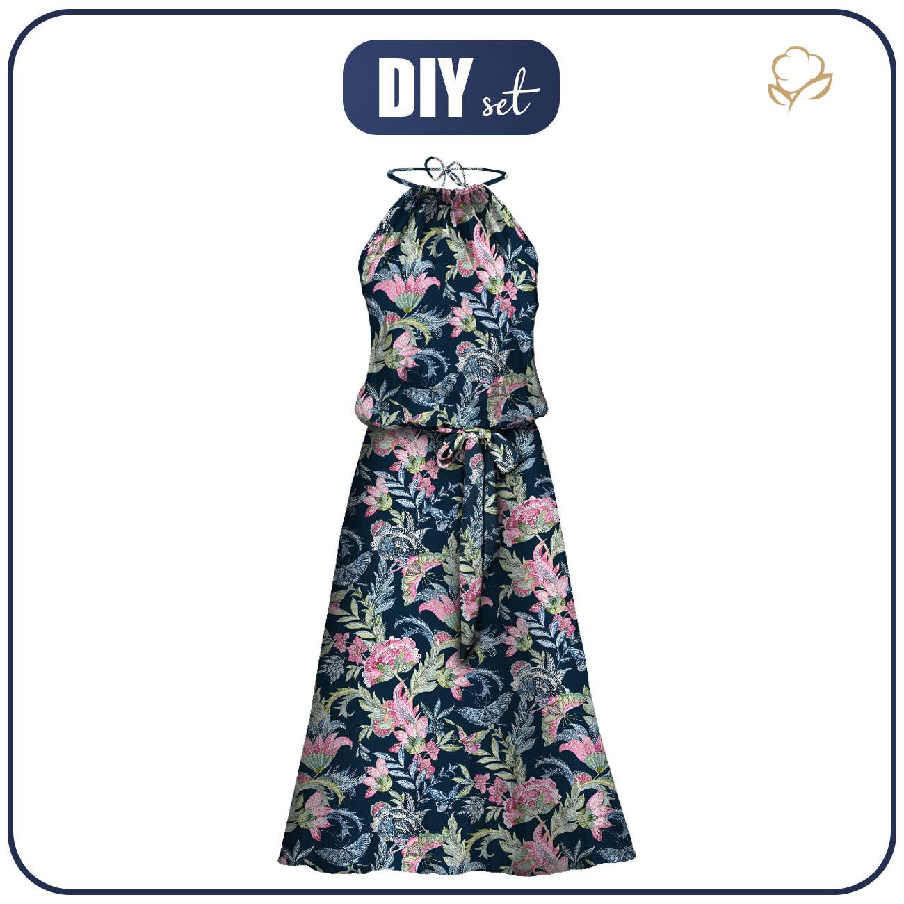 DRESS "DALIA" MAXI - AMBATIK pat. 3 - sewing set