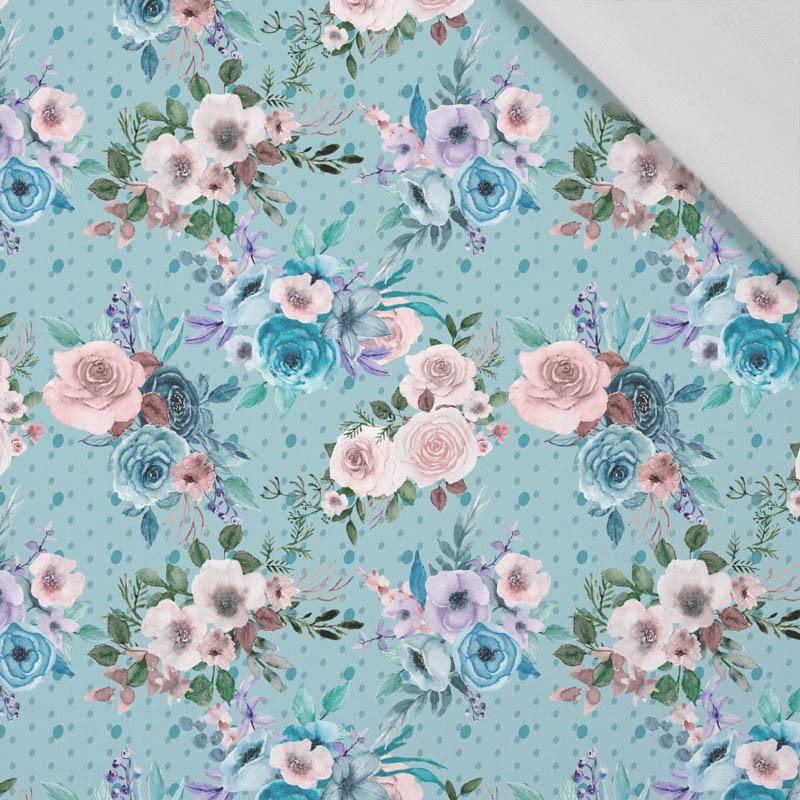 FLOWER BOUQUET  pat. 8 (PUMPKIN GARDEN) - Cotton woven fabric