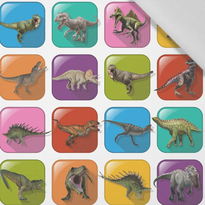 DINO TILES PAT. 2 - Cotton woven fabric