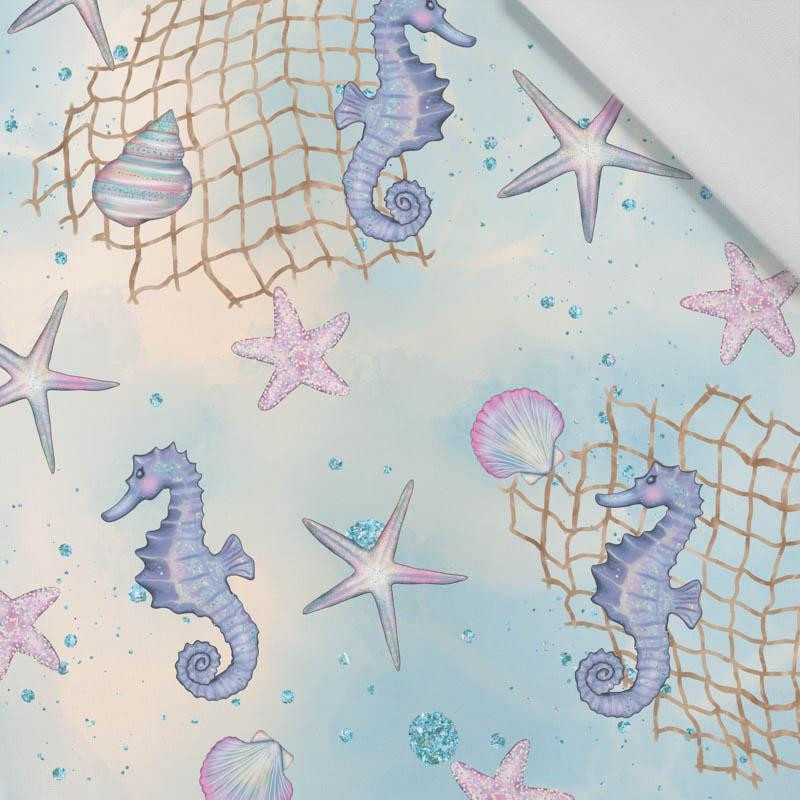 WATER WORLD pat. 3 - Cotton woven fabric