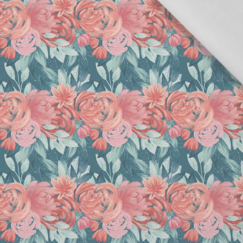 ROSES AND PEONIES pat. 5 - Cotton woven fabric