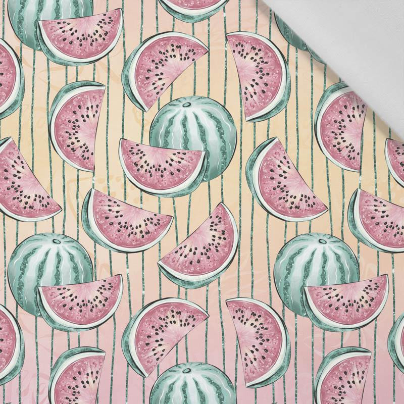 TROPICAL WATERMELONS - Cotton woven fabric