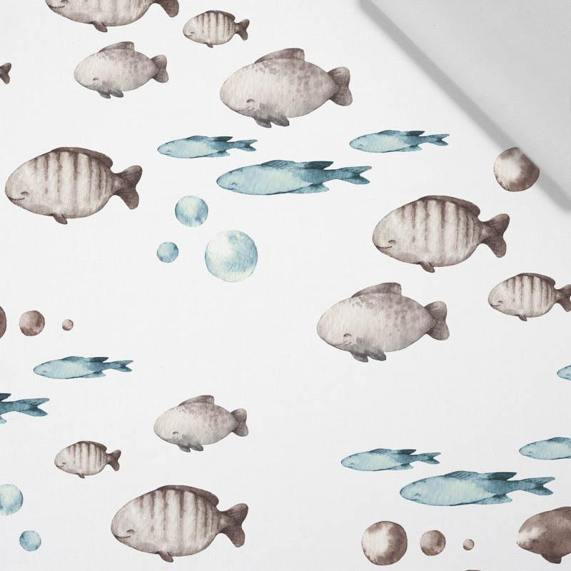 SHOAL (THE WORLD OF THE OCEAN)  - Cotton woven fabric