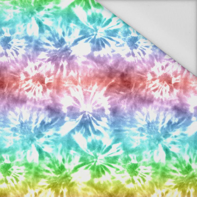 BATIK pat. 1 / rainbow - Waterproof woven fabric