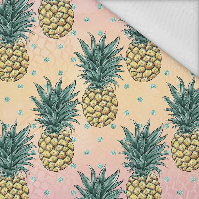 TROPICAL PINEAPPLES - Waterproof woven fabric