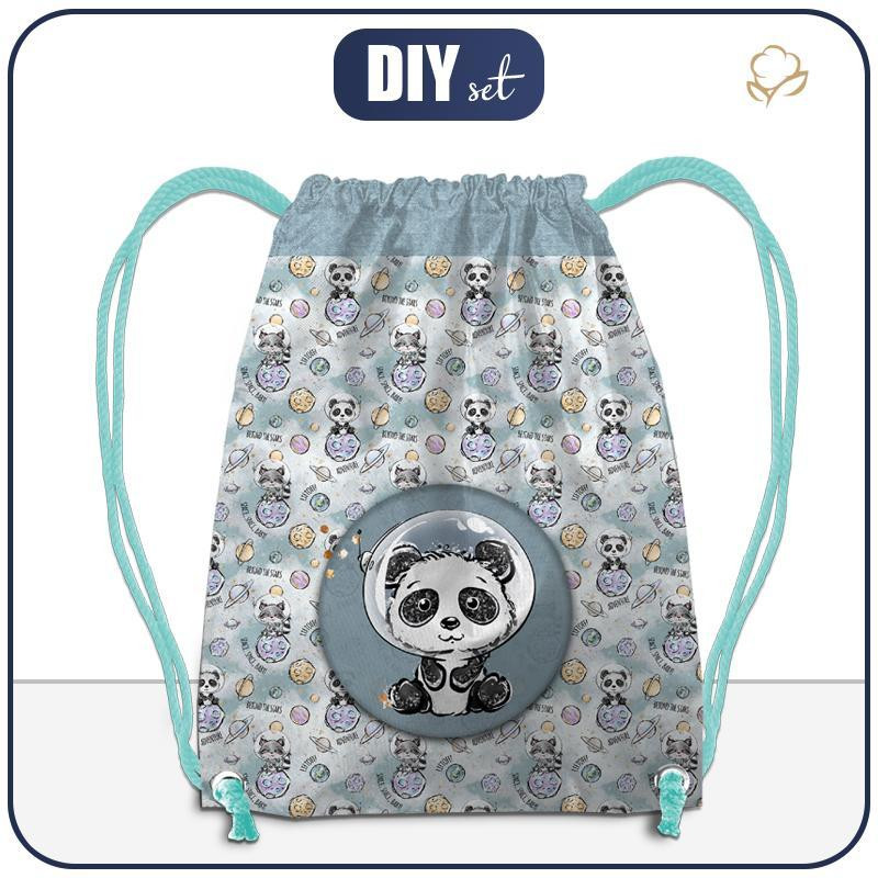 GYM BAG - SPACE CUTIES pat. 12 (CUTIES IN THE SPACE) - sewing set