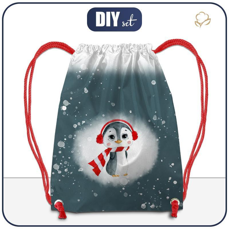 GYM BAG - ALBI THE WINTER PENGUIN - sewing set