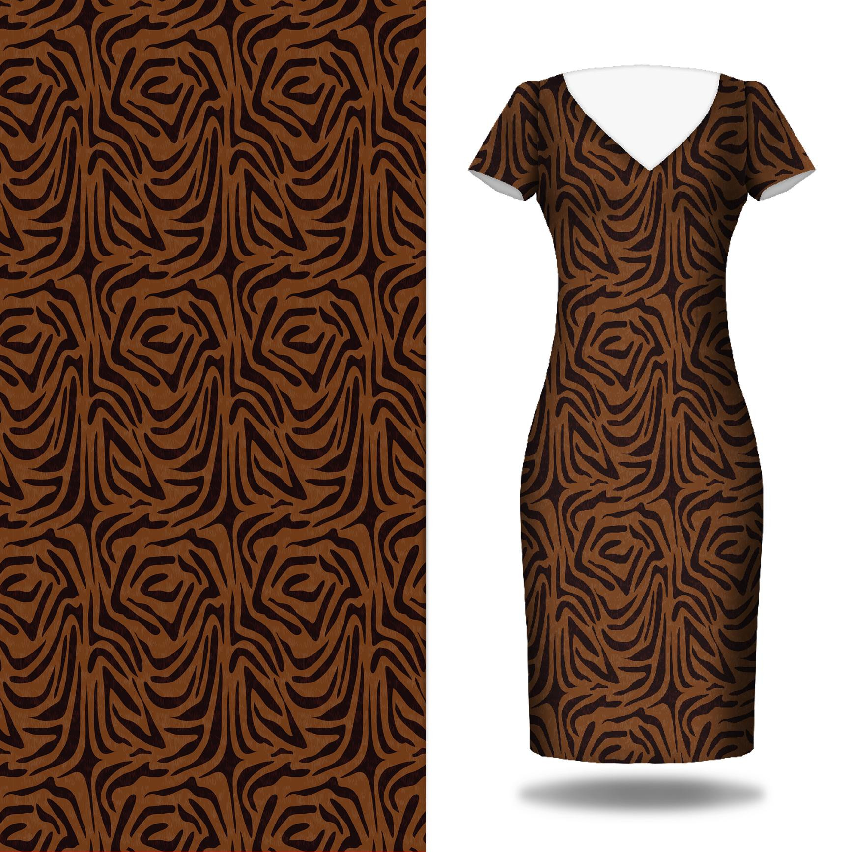 ZEBRA PAT. 2 / brown - dress panel 