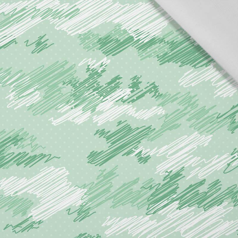 CAMOUFLAGE - scribble / green - Cotton woven fabric