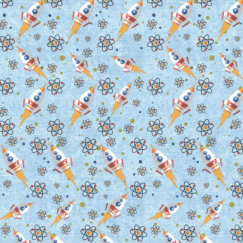 ROCKETS (SPACE EXPEDITION) / ACID WASH LIGHT BLUE
