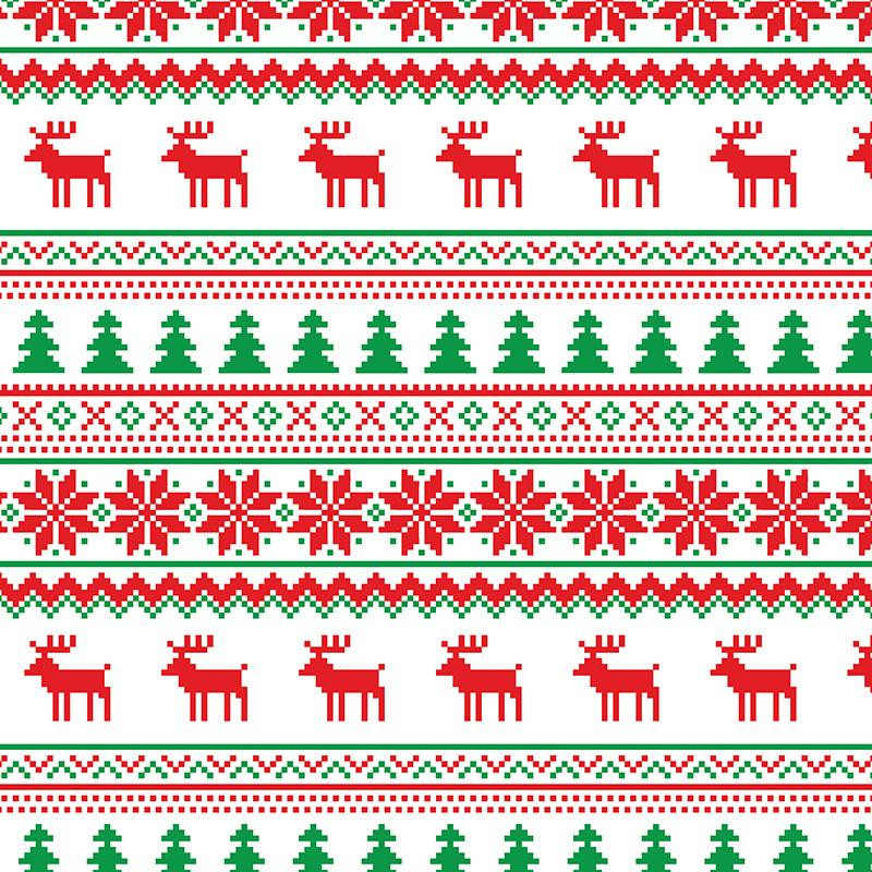 REINDEERS PAT. 2 / red-green